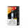 Official packaging of RELX Infinity 2 Plus Blue Bay showing 3-level power adjustment and fast charging icons
