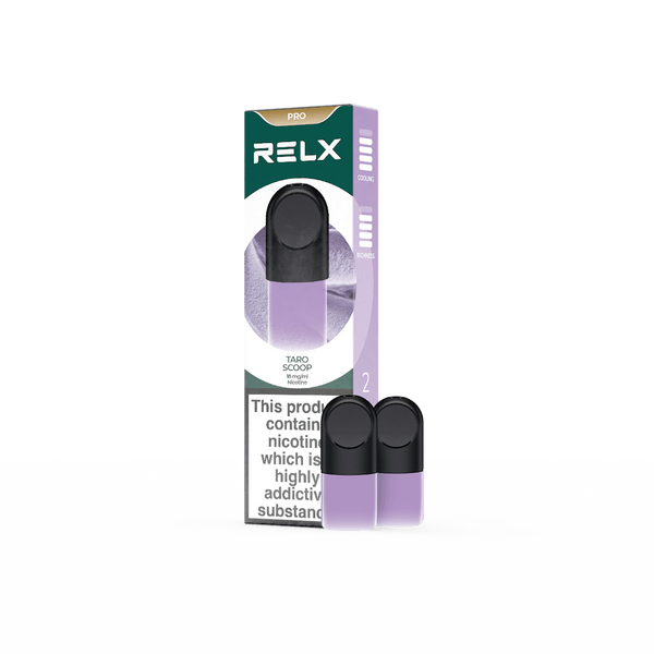Explore Halloween Deals on RELX Global E-cigrette Vape RELX Pod Pro Taro Scoop Price Us 11.40 1.8% Nicotine
