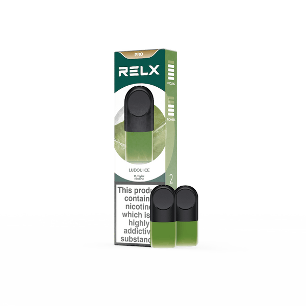 Explore Halloween Deals on RELX Global E-cigrette Vape RELX Pod Pro Ludou Ice Price Us 11.40 1.8% Nicotine  
