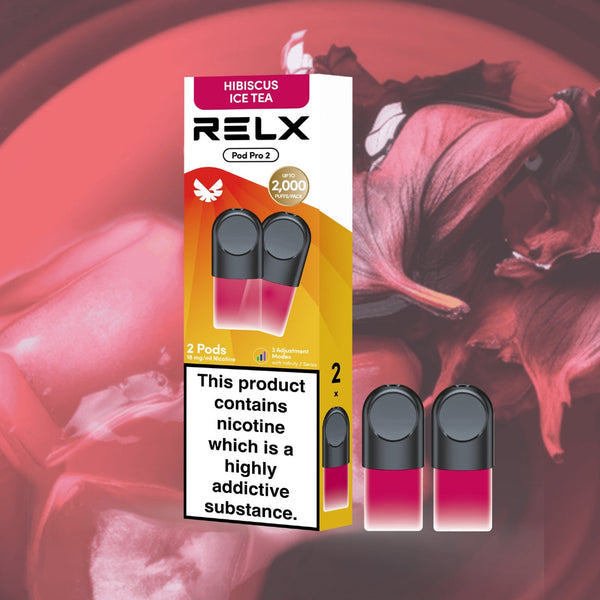 RELX Pod Pro refill vape pods product image, compatible prefilled pod cartridges for RELX Pod Pro devices.
