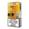 RELX Ultra Pod in Sunrise Lemon Lime flavor, 18mg/ml single pod packaging.