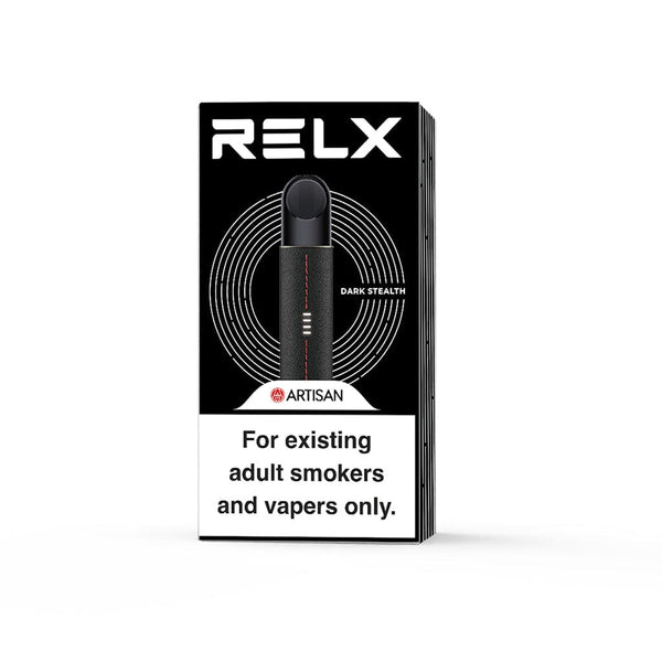 RELX Global Vape Pen RELX Artisan Device Dark Stealth Portable Package The Highest Quality of RELX Vape 
