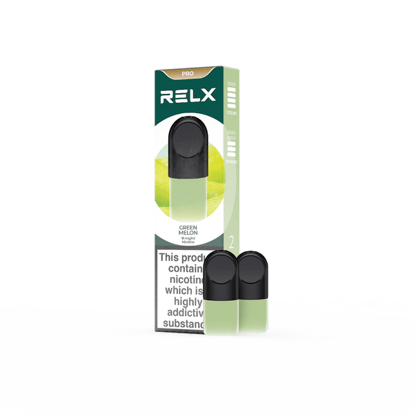 RELX Pod Pro (Autoship) (2-packed) 18mg ml Green Melon relx-official-relx-pod-pro-vape-pods-with-rich-flavors-1-8-green-melon-2-packed-31183019081862
